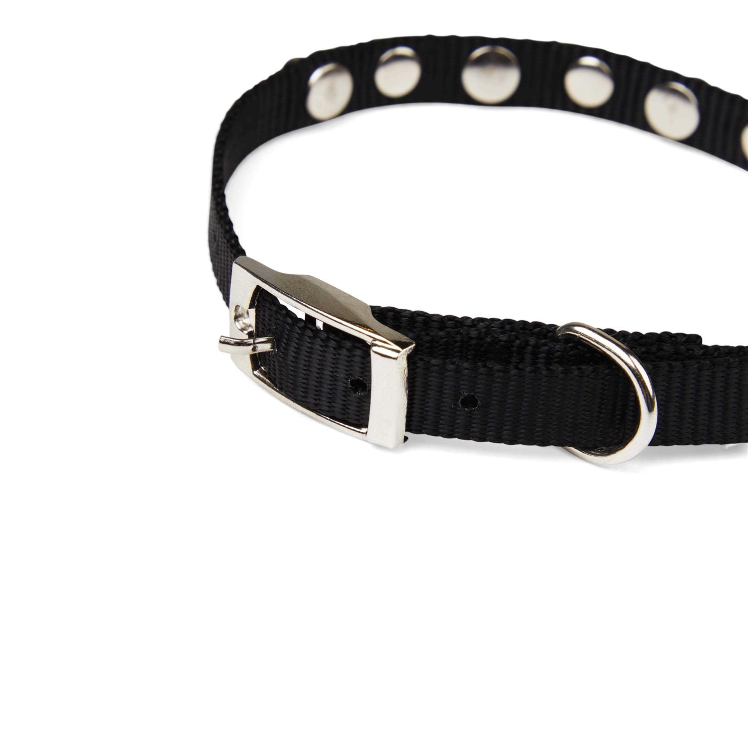 Alternative view of YOULY Black Bling Dog Collar