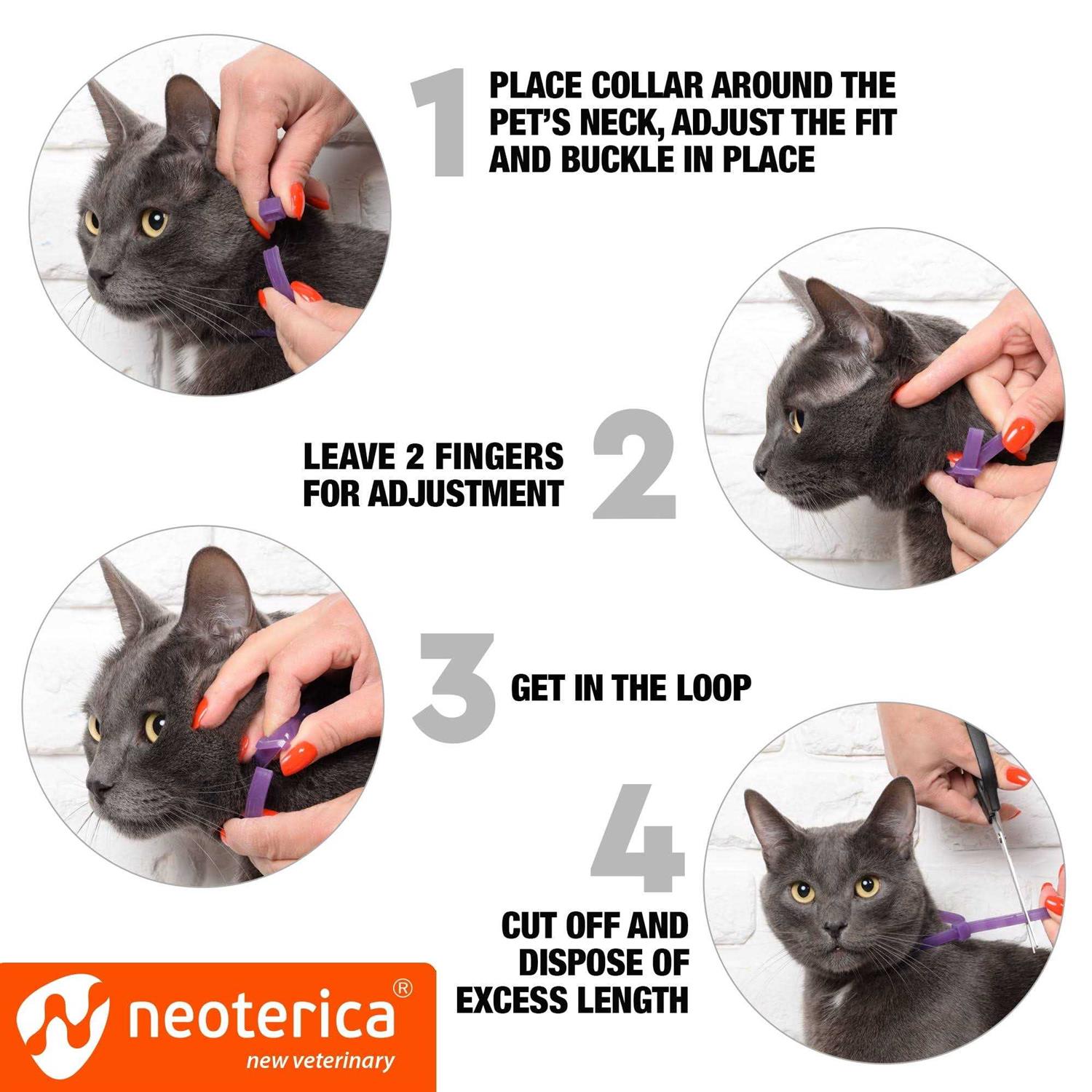 Alternative view of Relaxivet Cat Calming Collar & Pet Anti Anxiety Products Feline Calm Pheromones Collars & Cats Stress Relief