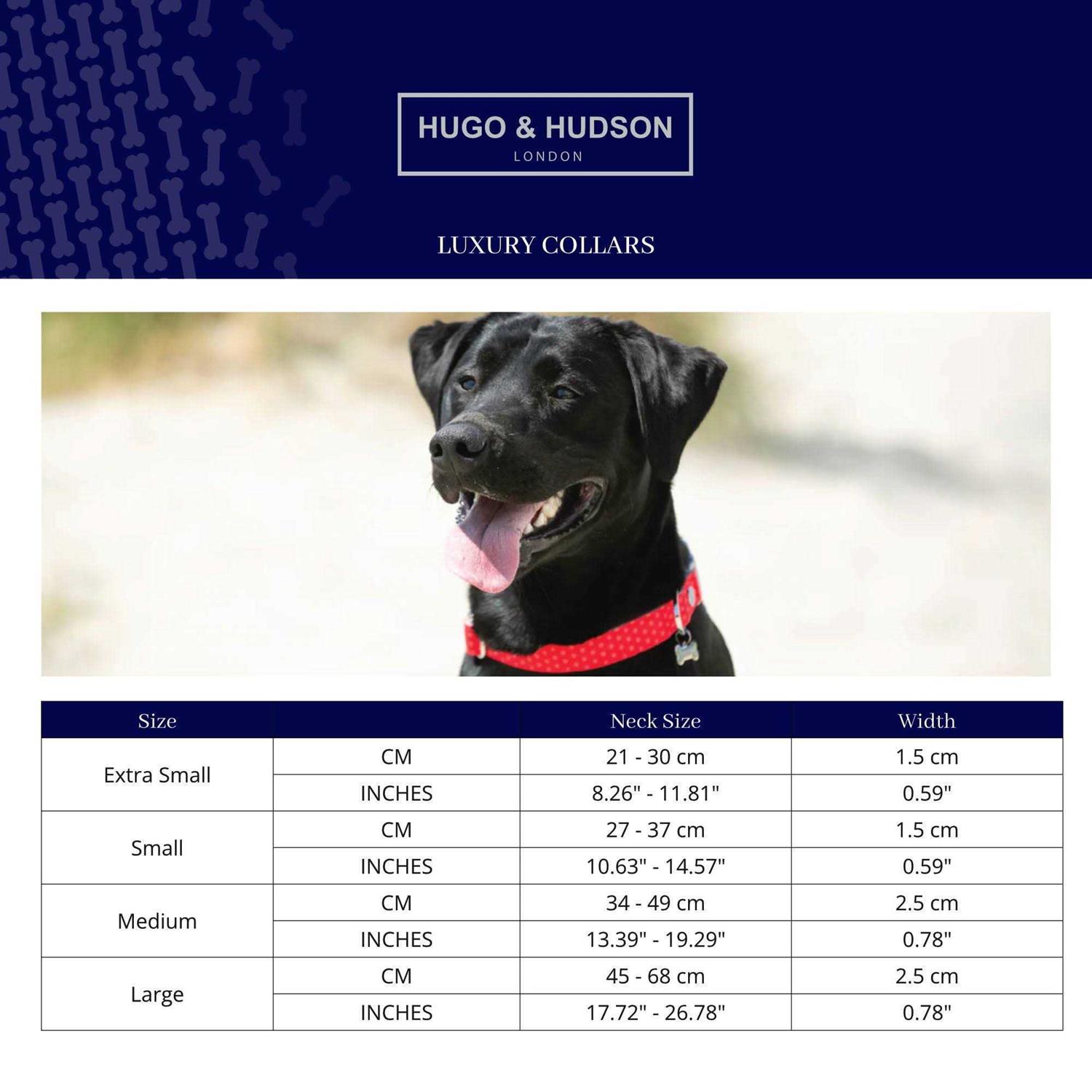 Alternative view of HUGO & HUDSON Tweed Dog Collar Quick Release Metal Safety Buckle
