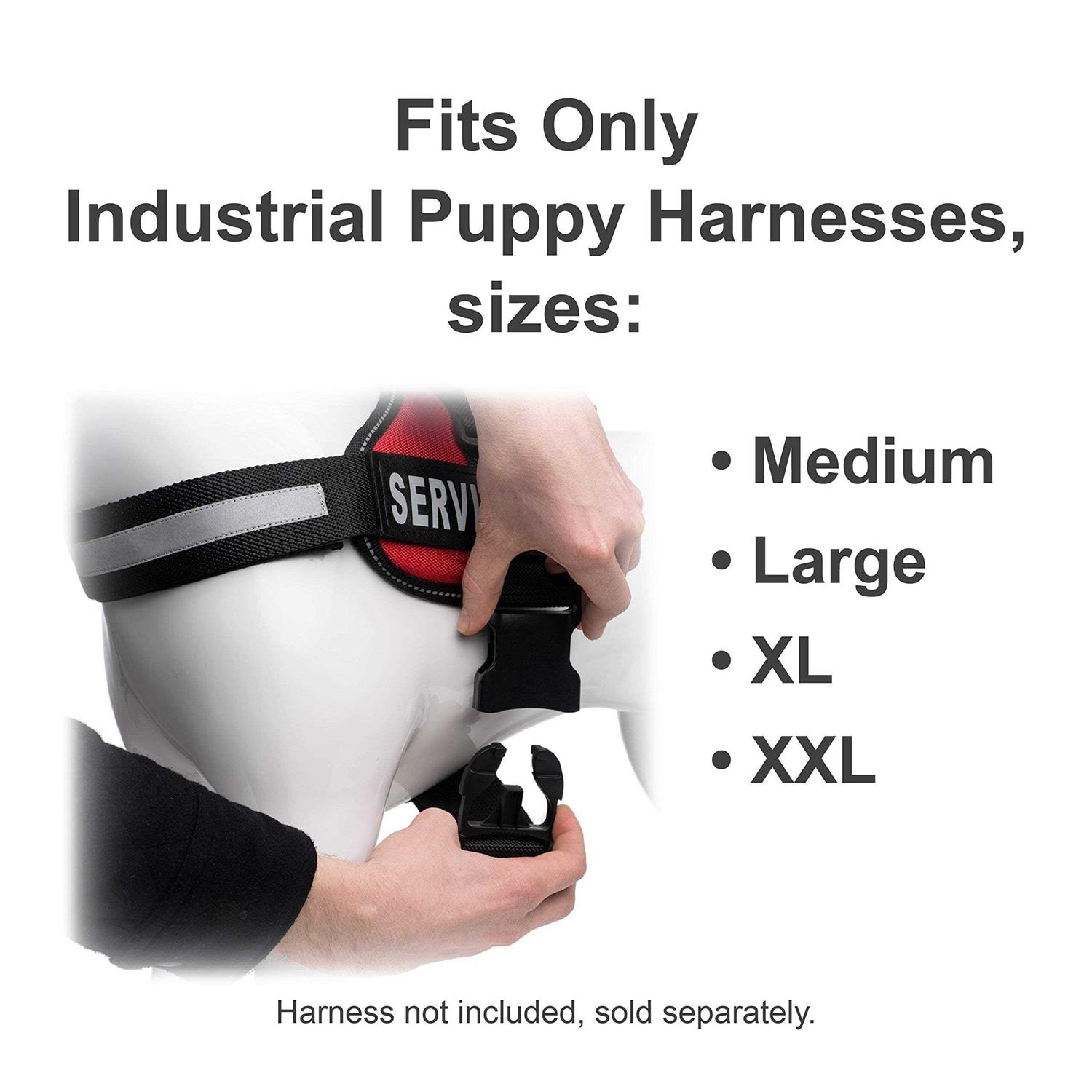 Alternative view of Industrial Puppy Dog Harness Chest Strap Extender Harness Service Dog Vest, Therapy Dog Vest, Emotional Support Dog Vest, and Others