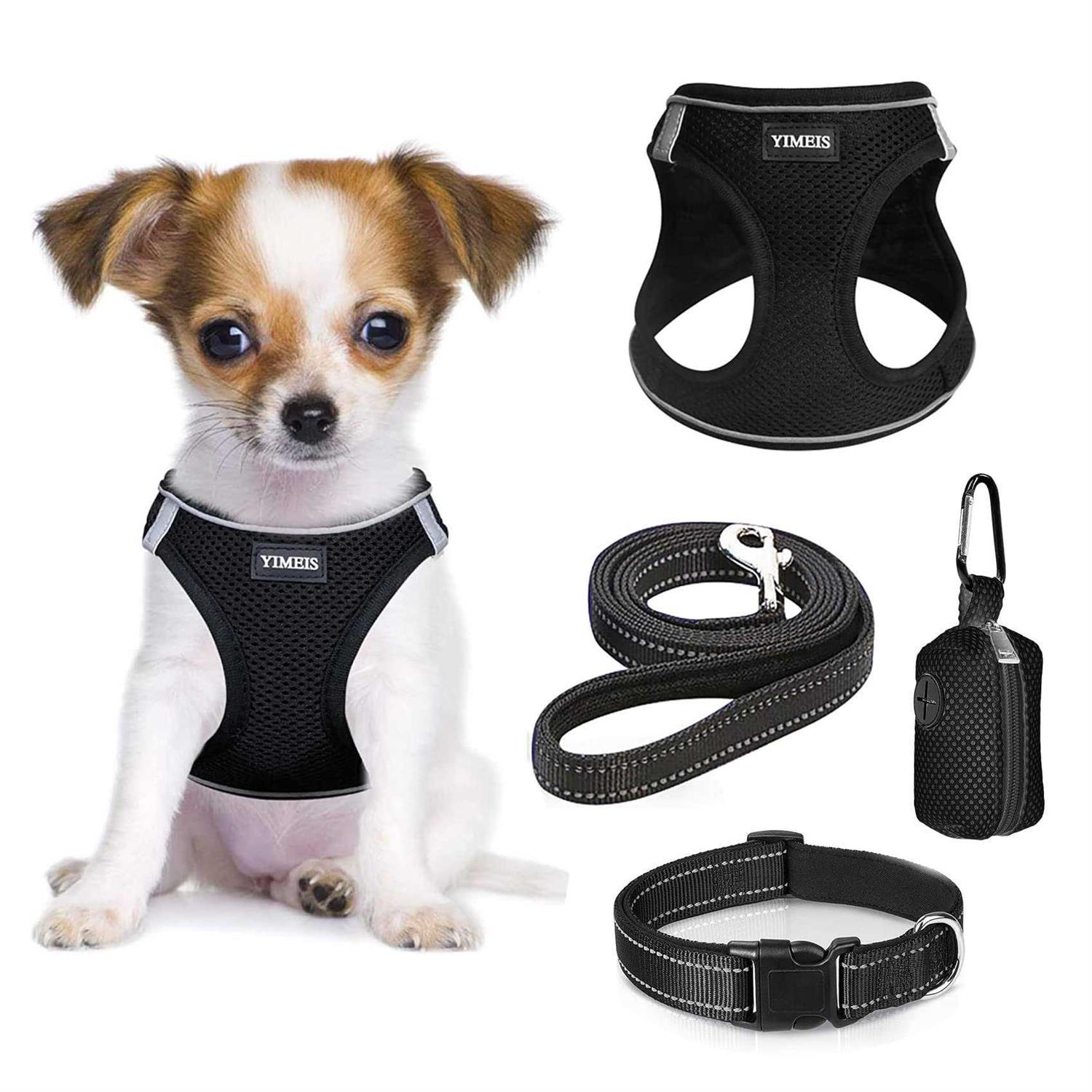 Alternative view of YIMEIS Dog Harness and Leash Set No Pull Soft Mesh Pet Harness