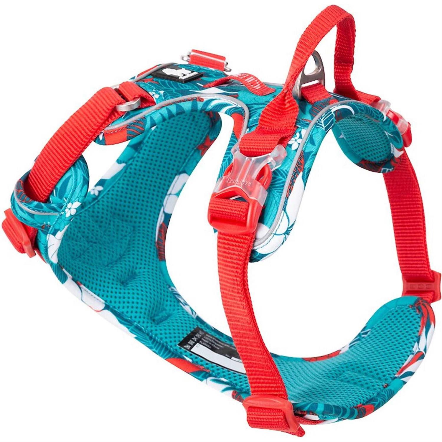 Chai's Choice Premium Tropic Thunder Edition Dog Harness No Pull Dog Harness with Quick-Release Neck Strap for All Sized Dogs