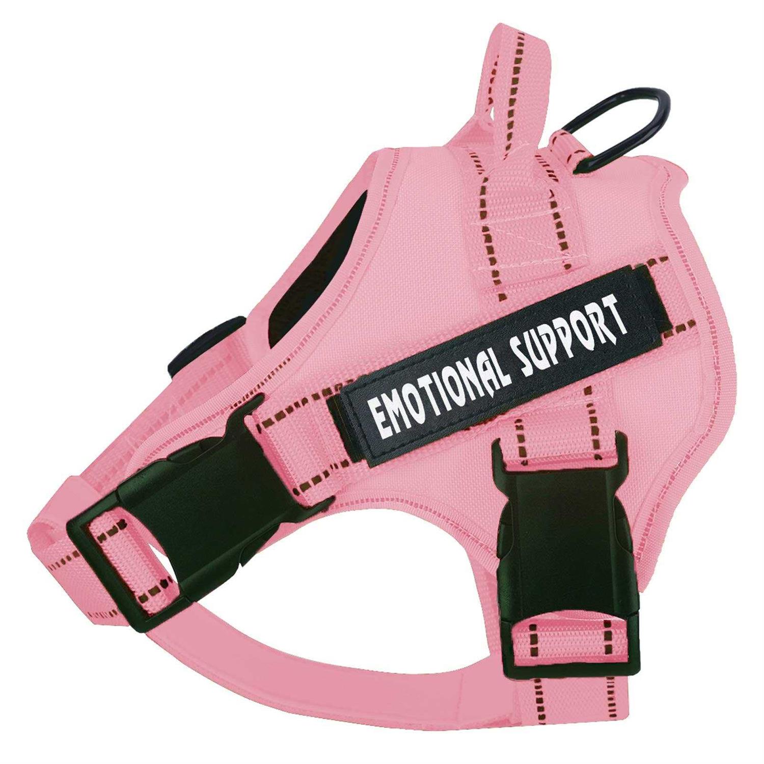 voopet Service Dog Harness,Emotional Support Pet Vest Harness,Reflective Breathable and Adjustable No-Pull ESA Dog Harness