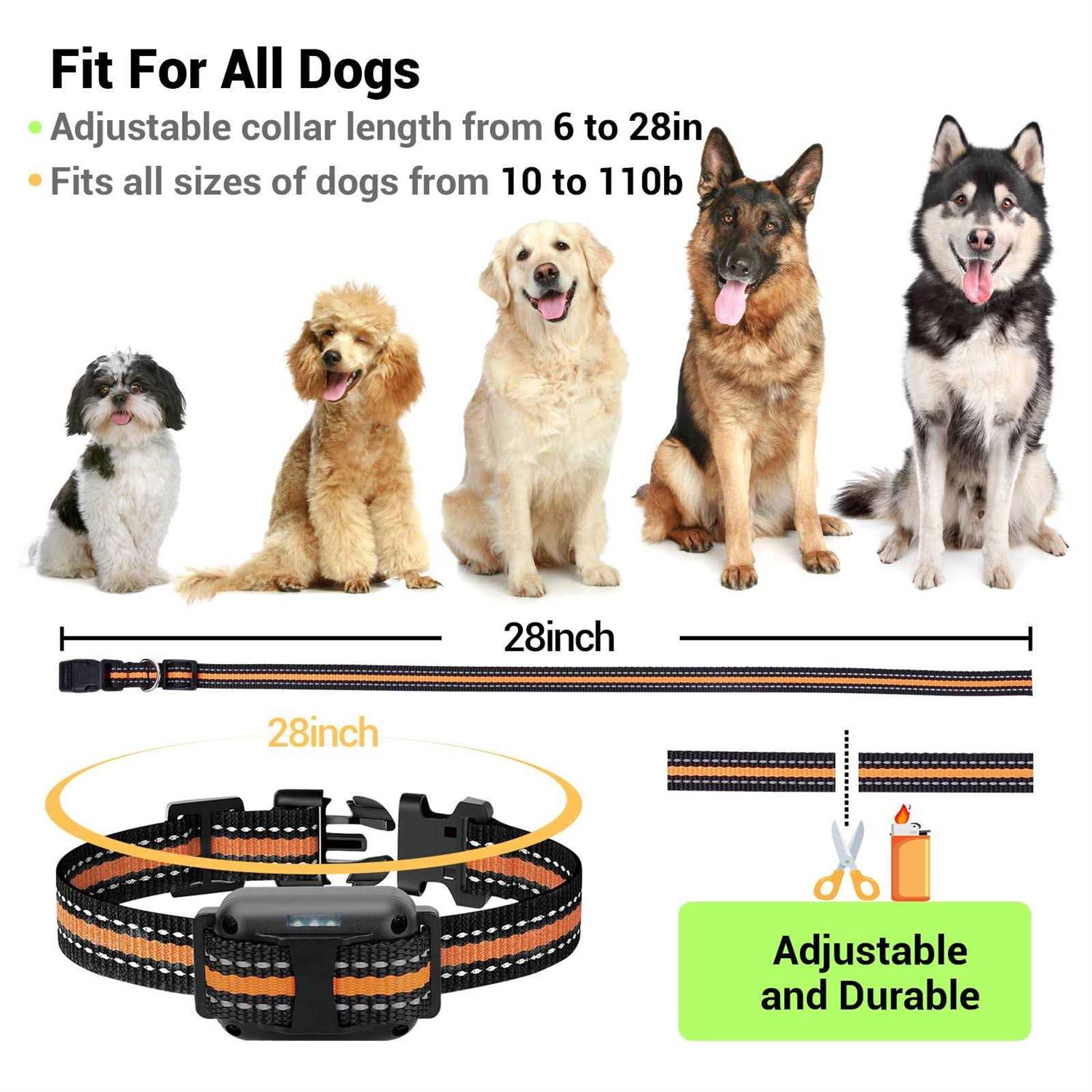 Alternative view of BEBANG 2600FT Dog Training Collar Dog Shock Collar with Remote 3 Modes Beep Vibration Shock