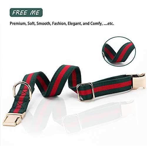 Alternative view of NISIYE Premium Dog Collar Soft Comfortable Dog Collars Luxury Style Durable Adjustable Collar with Metal Buckle Safety Dogs