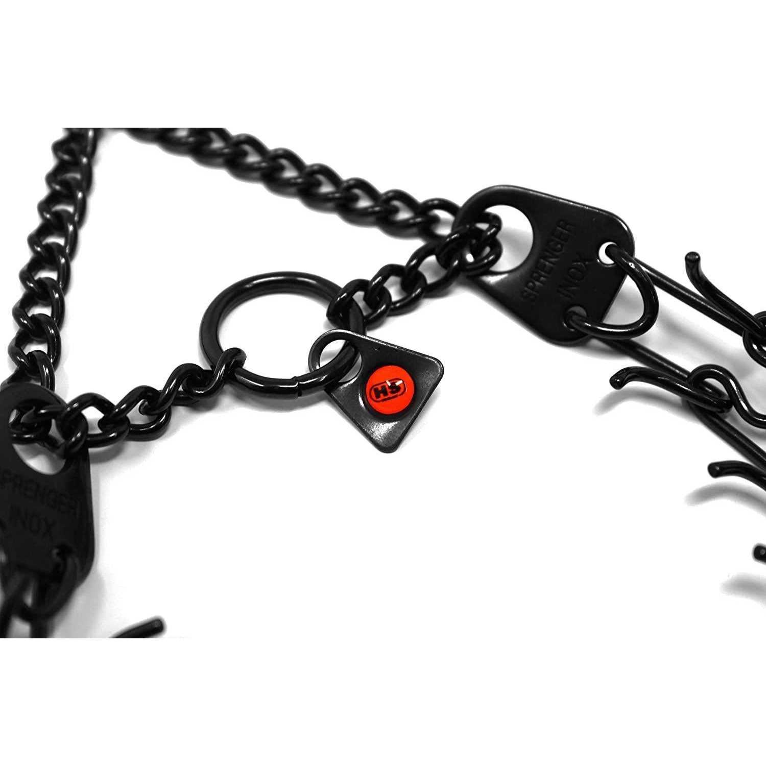 Alternative view of Herm Sprenger Black Stainless Steel Prong Dog Training Collar with Swivel Ultra-Plus Pet Pinch Collar No-Pull Collar for Dogs Anti Pull Training