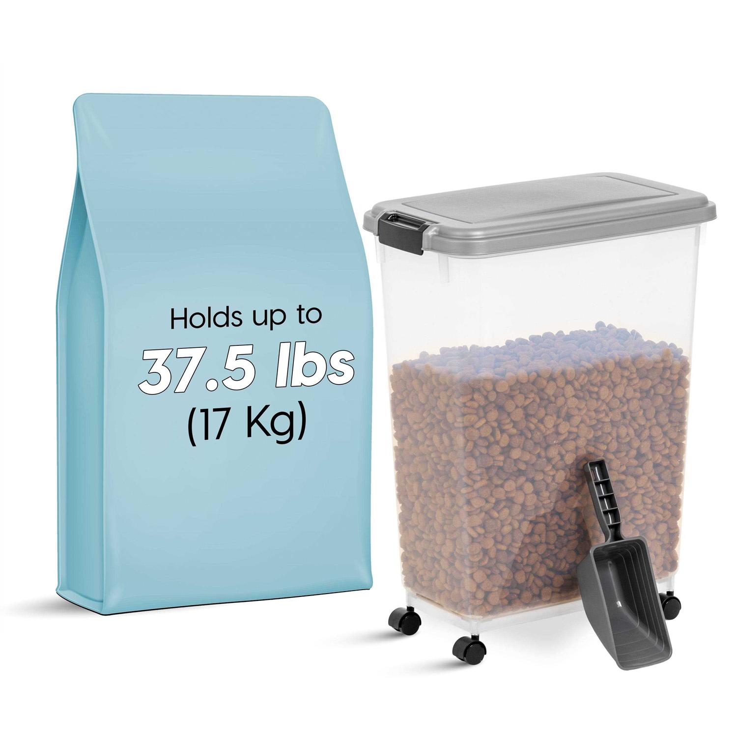 IRIS Chrome Airtight Pet Food Container