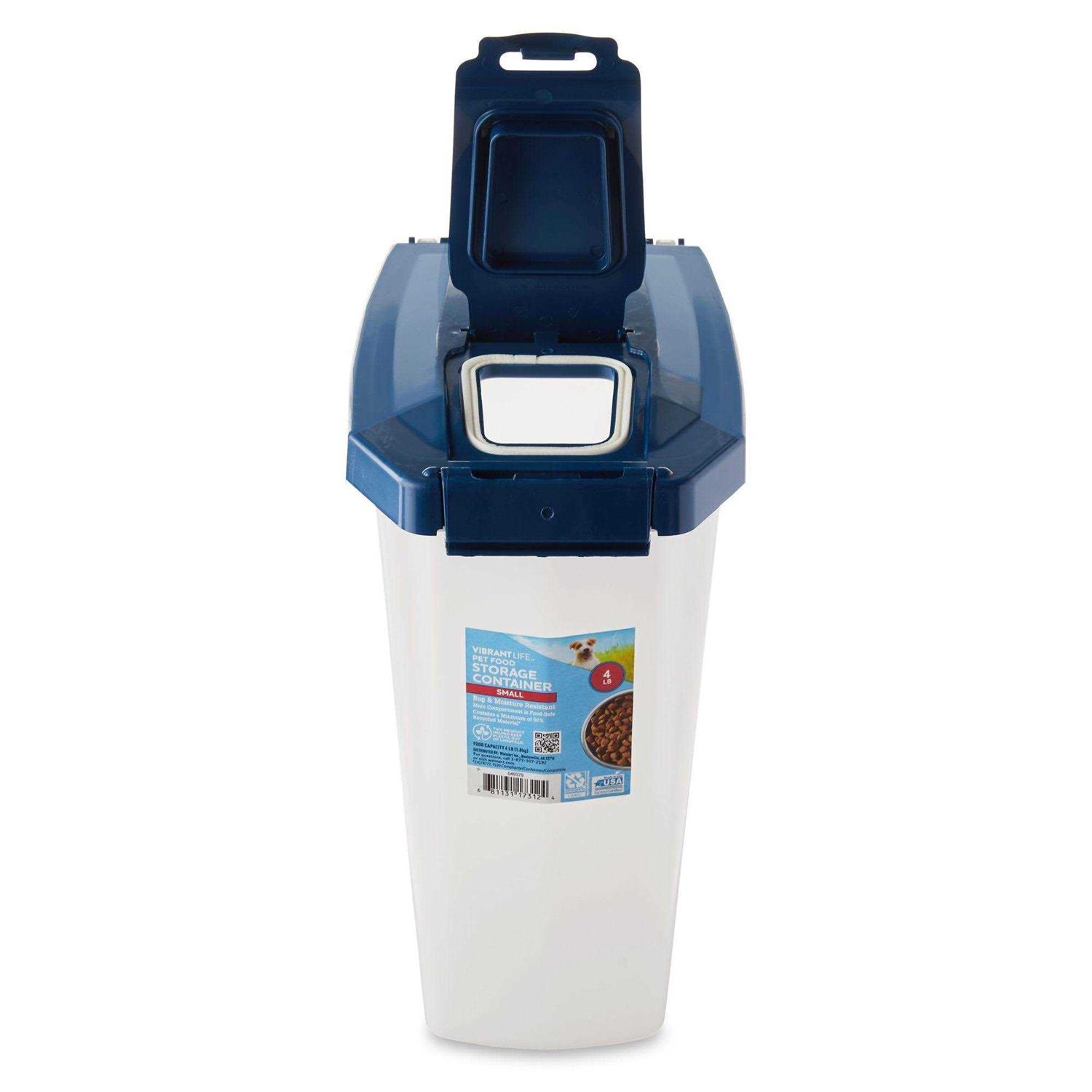 Alternative view of Vibrant Life Plastic Pet Food Storage Container with Locking Lid