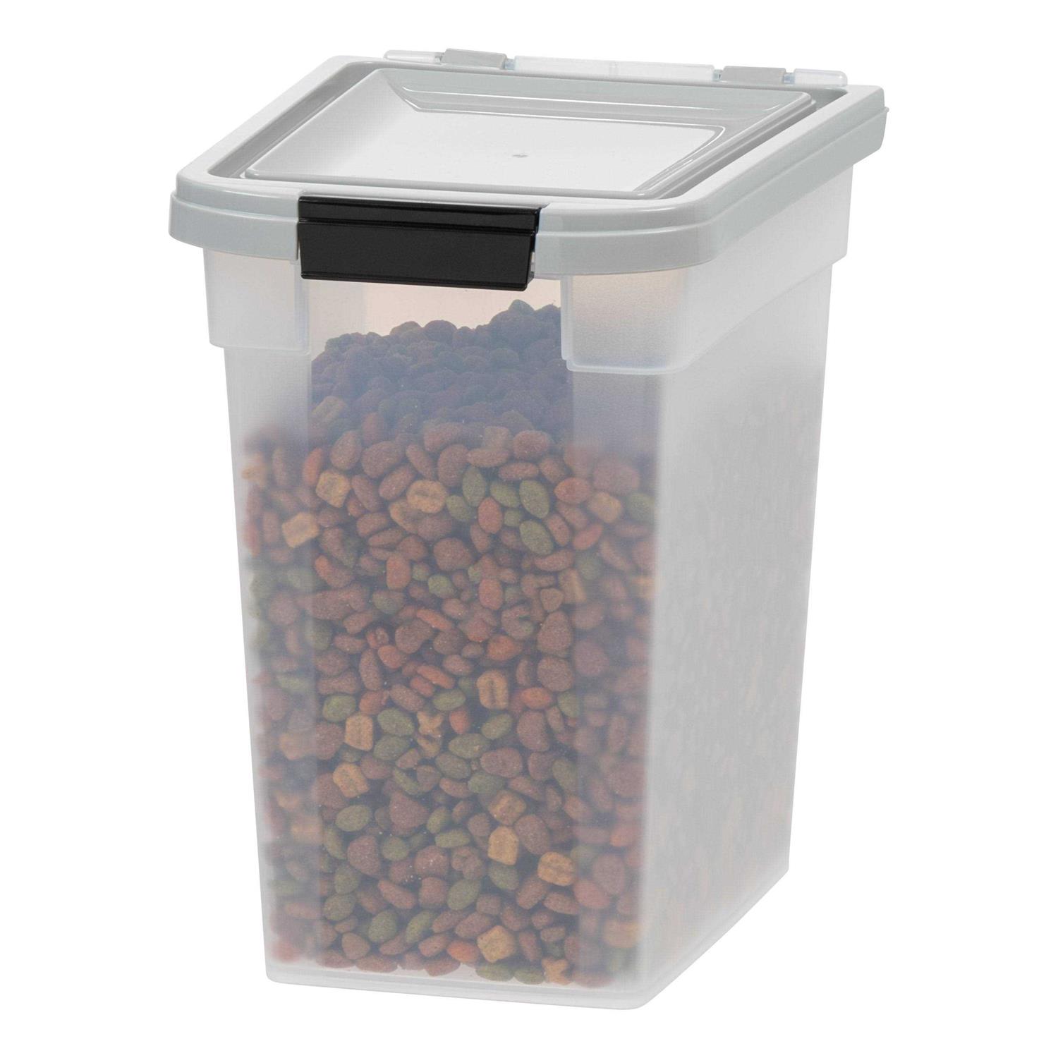 Alternative view of IRIS USA 25lbs 12.75qt3.1gal Airtight Pet Food Storage Container