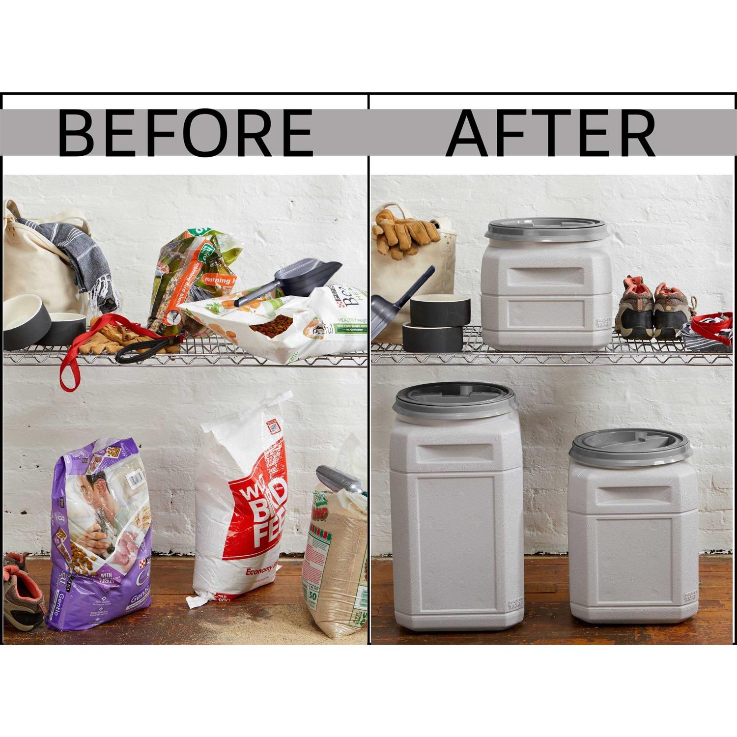 Alternative view of Mighty Tuff Pet Food Storage Container with Scoop