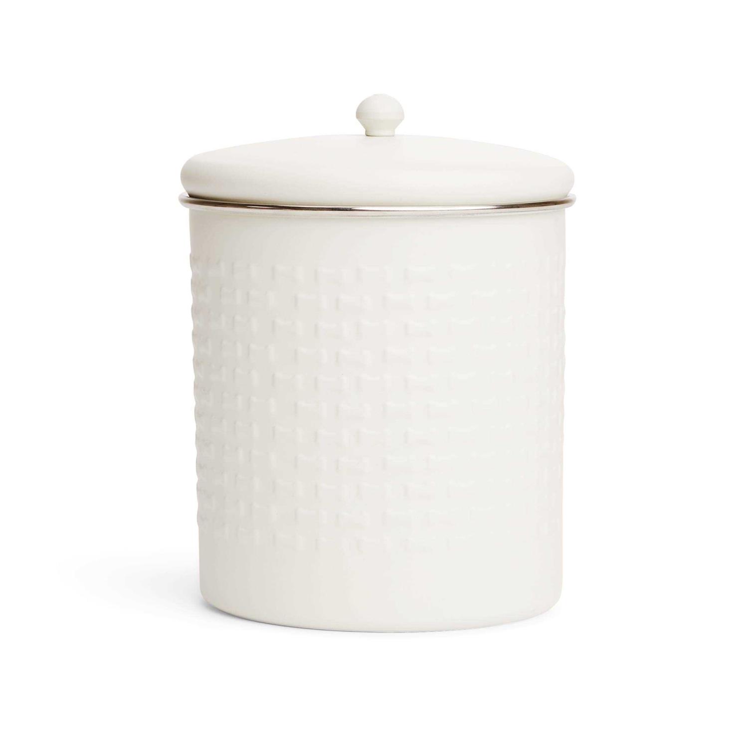 Everyyay Textured Bone Stainless Steel Treat Dog Jar
