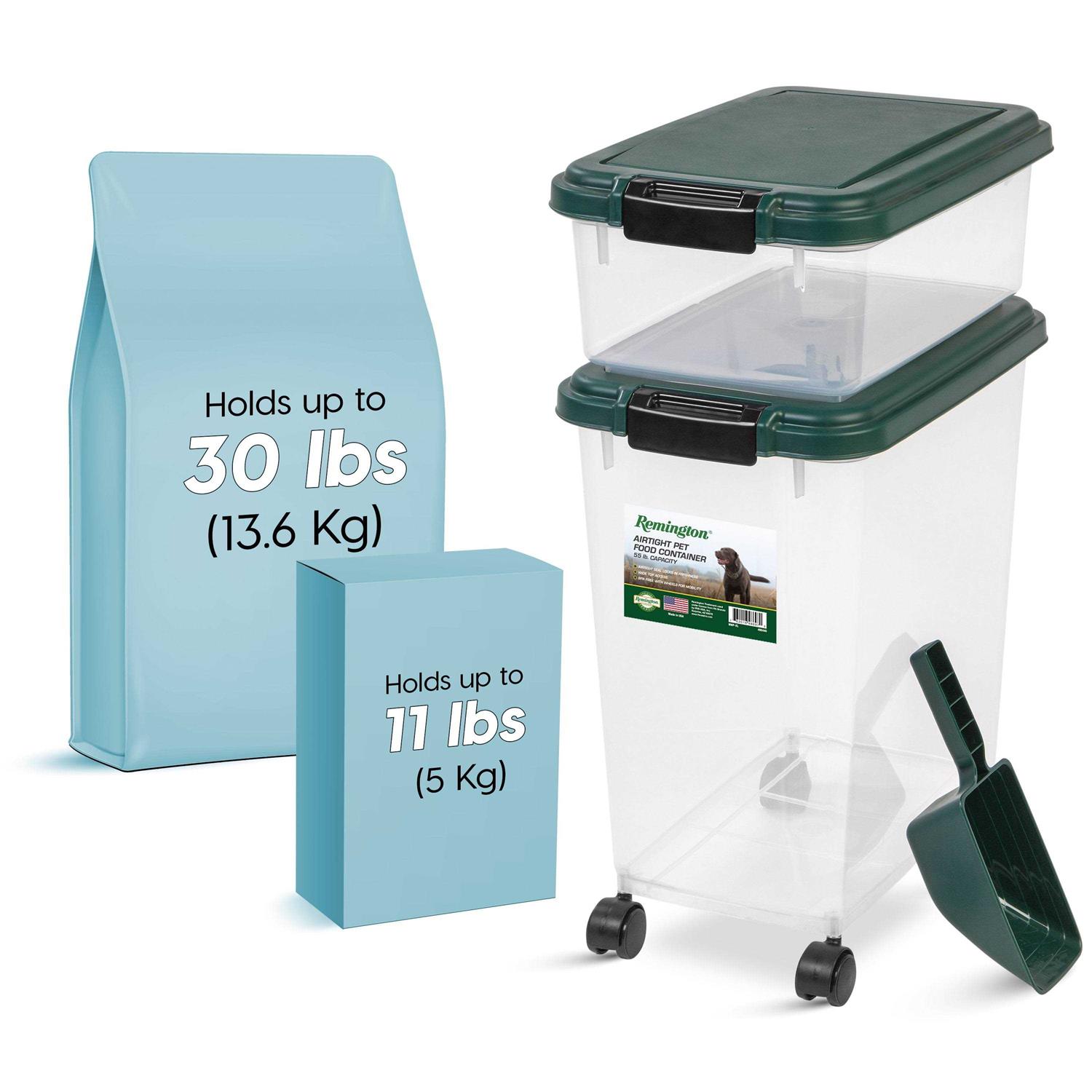 Remington 3-Piece Airtight Pet Food Container Combo