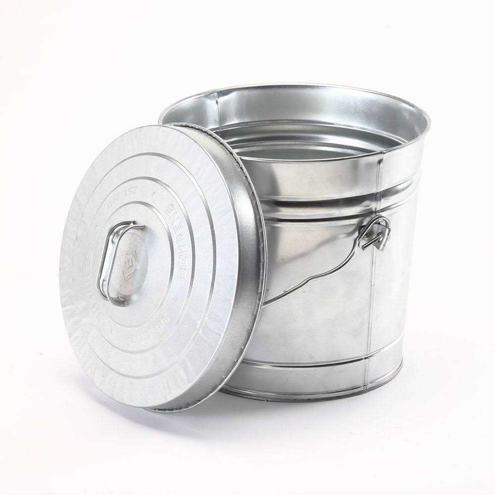 Alternative view of Birds Choice Galvanized Steel Locking Lid Seed Can with Lid