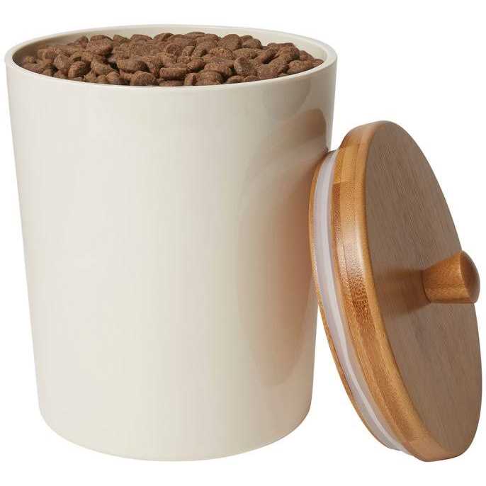 Alternative view of Frisco Melamine Dog & Cat Treat Jar with Bamboo Lid