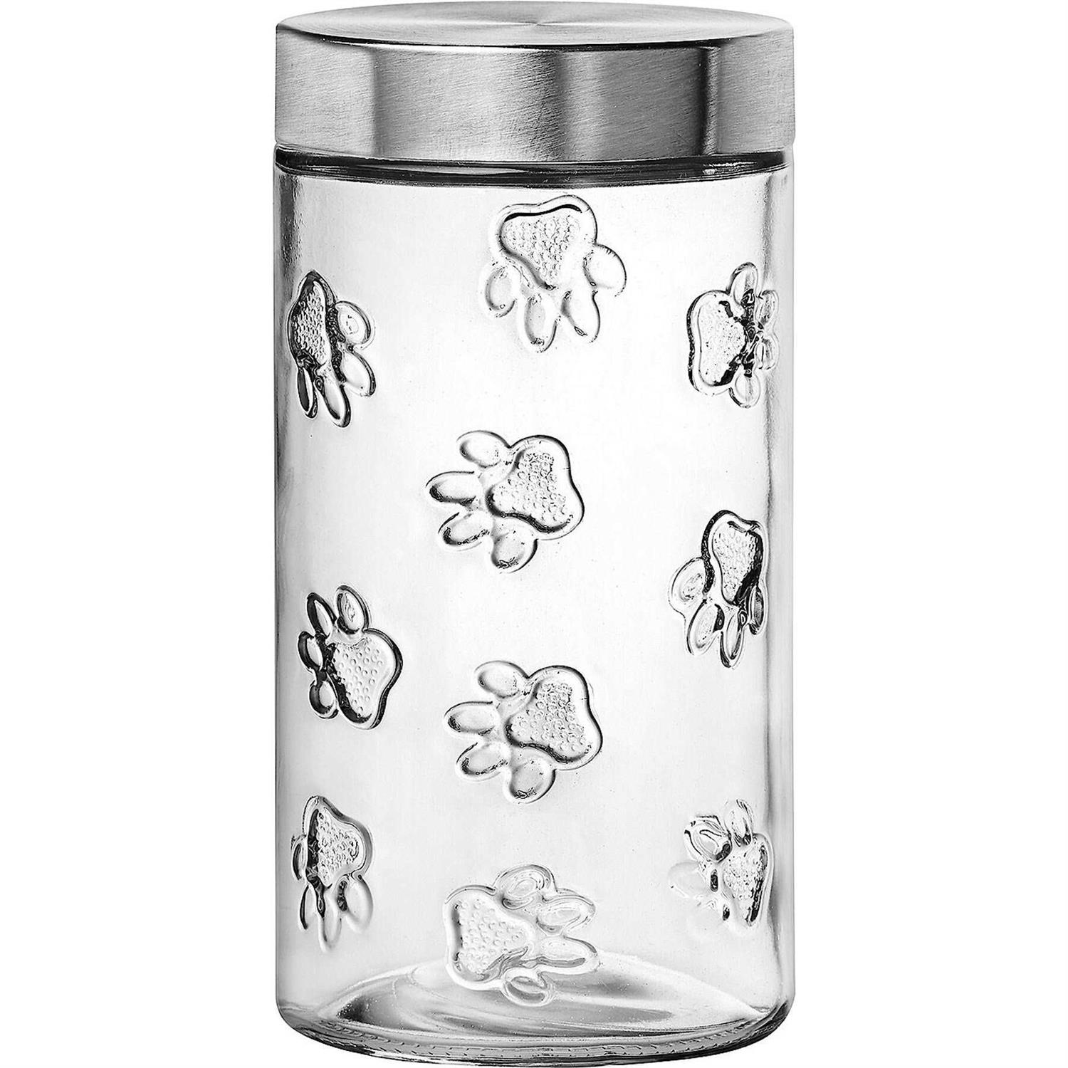 Amici Pet Maxwell Clear Glass Pet Canister