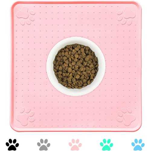 Alternative view of Ptlom Pet Placemat for Dog and Cat, Mat for Prevent Food and Water Overflow, Suitable for Small, Medium and Big Pet