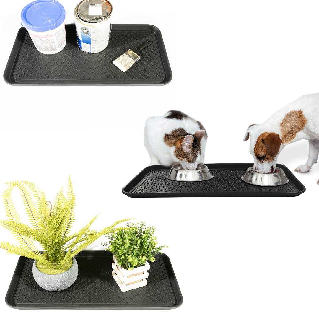 Alternative view of Ottomanson Multipurpose All Season Boot Tray,Pet Food,Dog Cat Bowl Mat