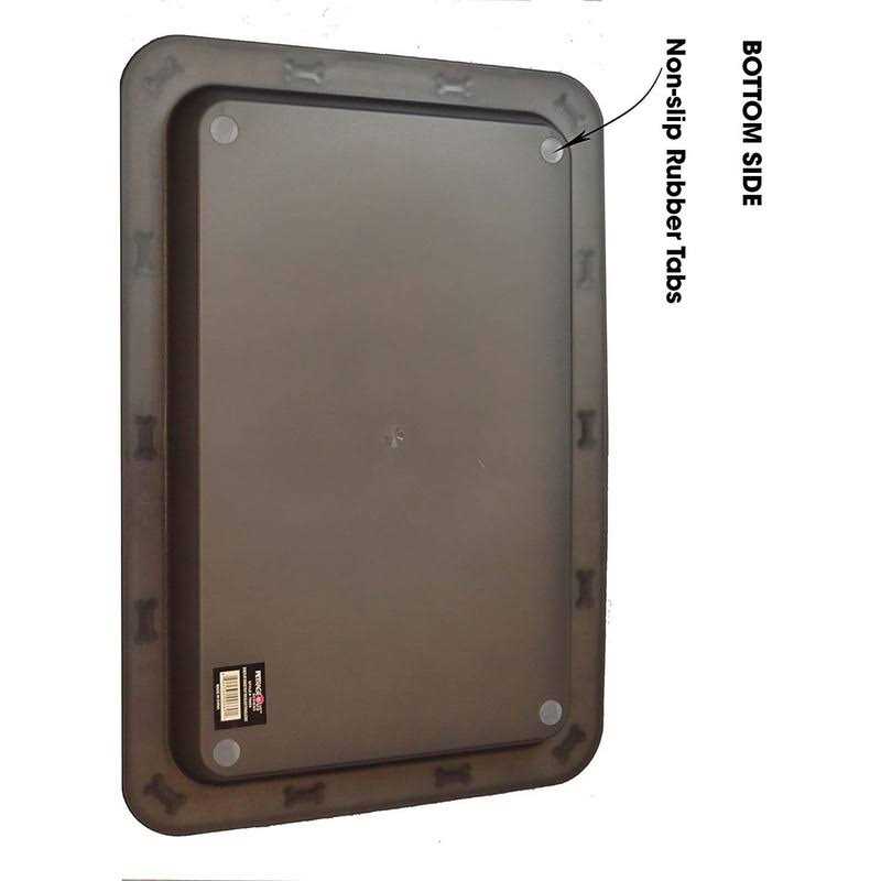 Alternative view of Petrageous Bone n Up for Dinner Tray Black
