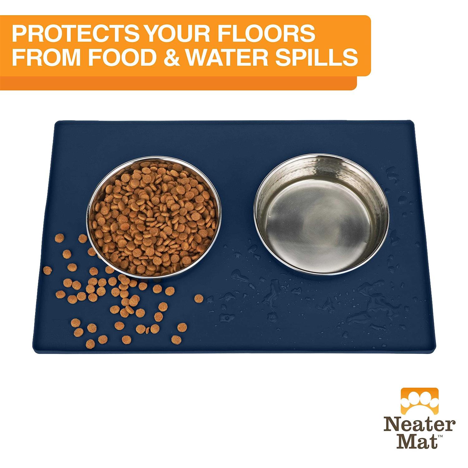 Alternative view of Neater Pet Brands Neater Mat Waterproof Silicone Pet Bowls Mat
