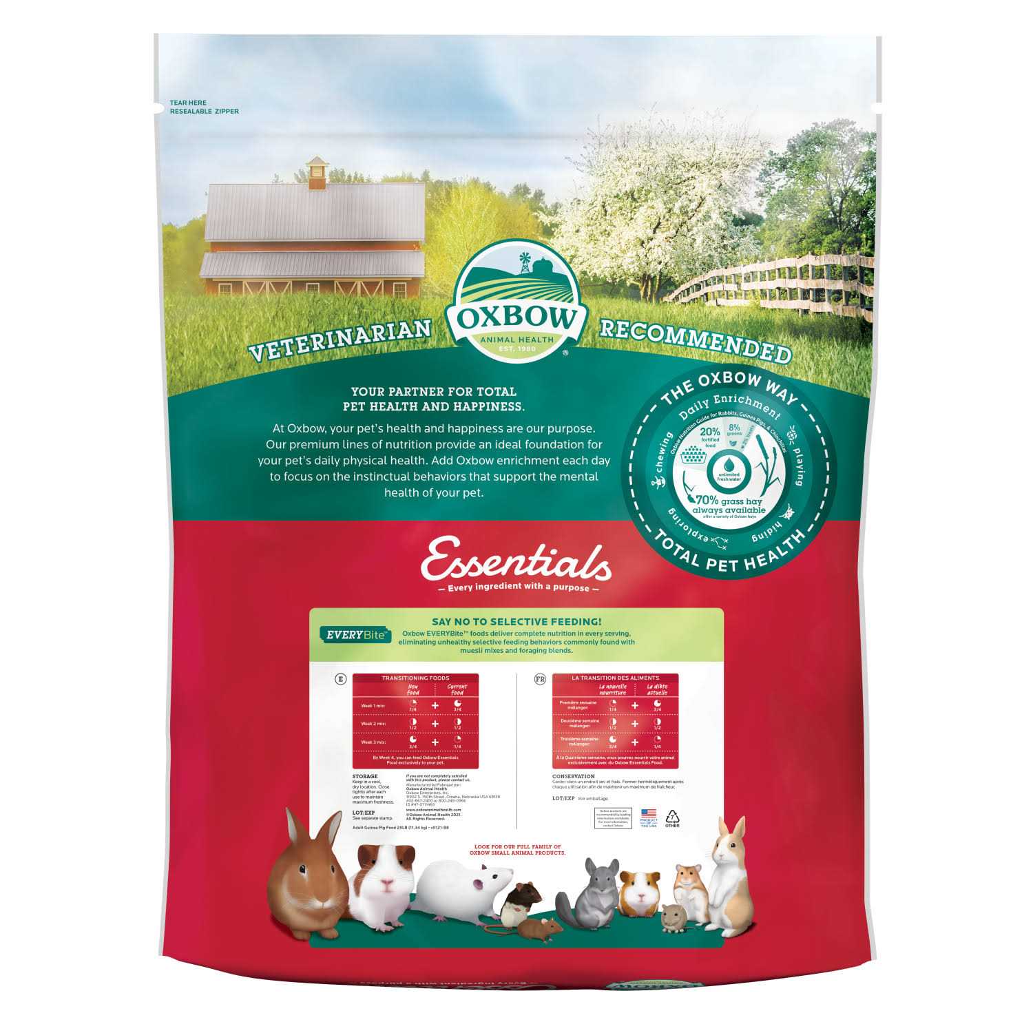 Alternative view of Oxbow Essentials Adult Guinea Pig Food