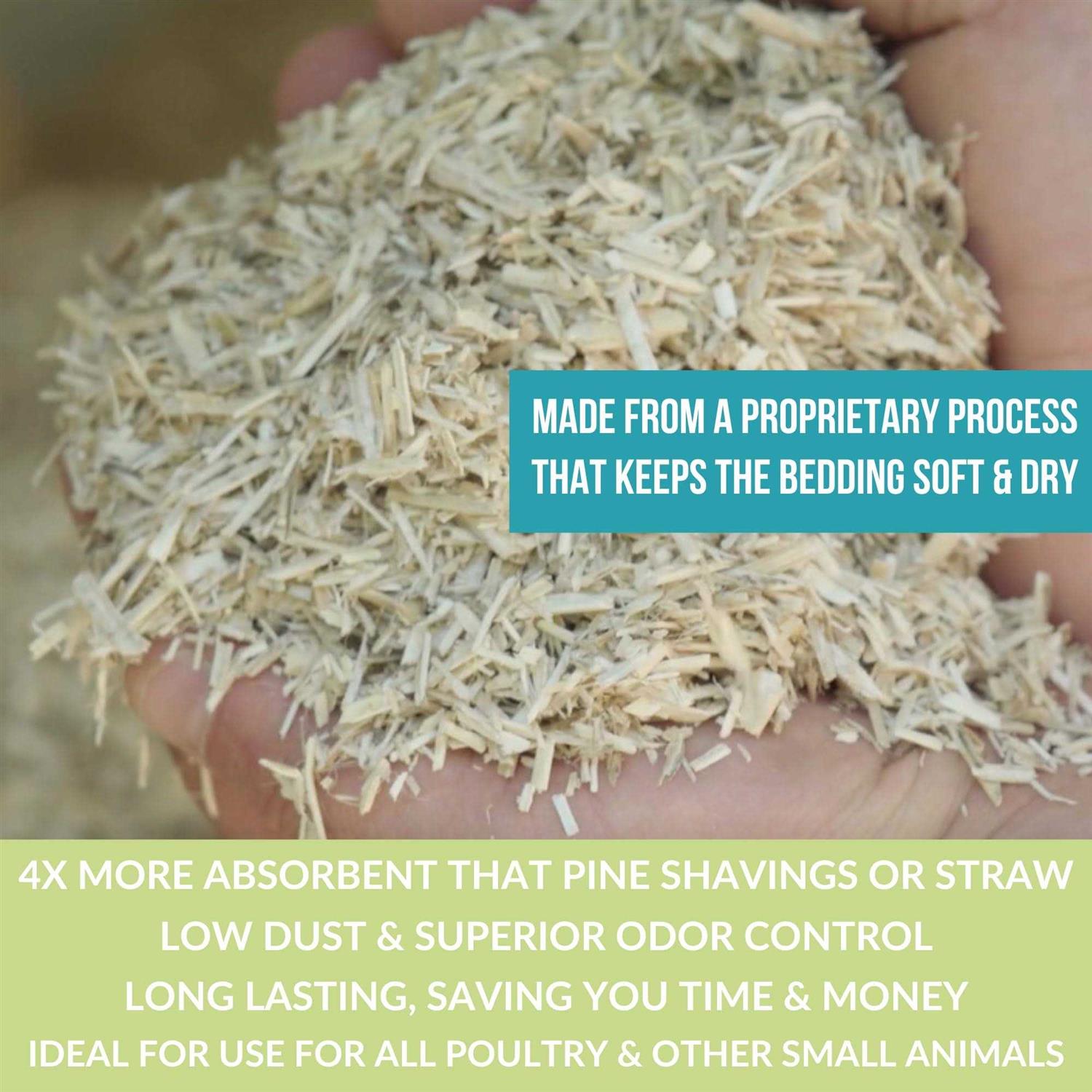 Alternative view of Carolina Coops Hemp Poultry Bedding