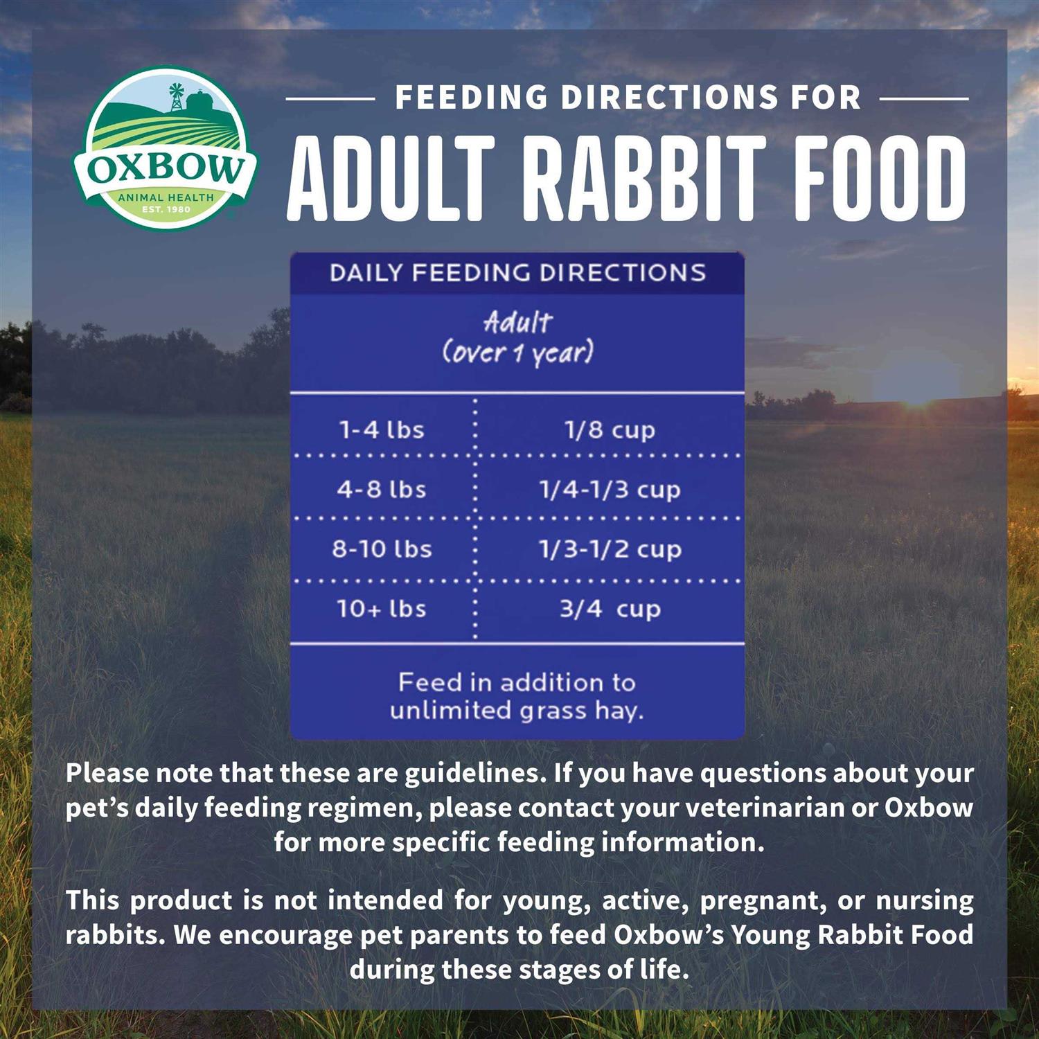 Alternative view of Oxbow Garden Select Adult Rabbit Food