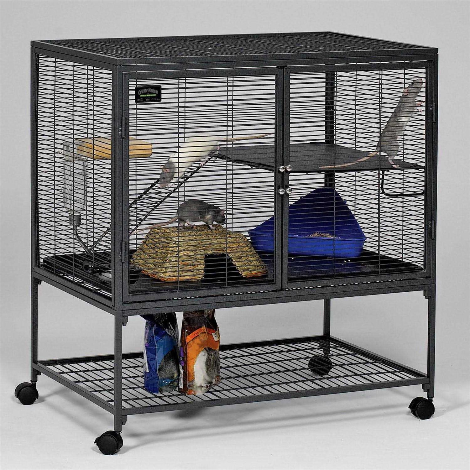 Alternative view of Midwest Deluxe Critter Nation Single Unit Small Animal Cage