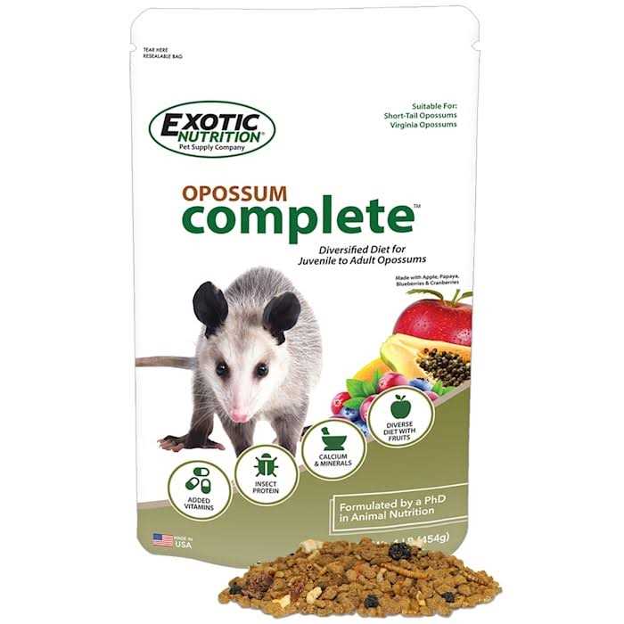 Alternative view of Exotic Nutrition Opossum Complete Food