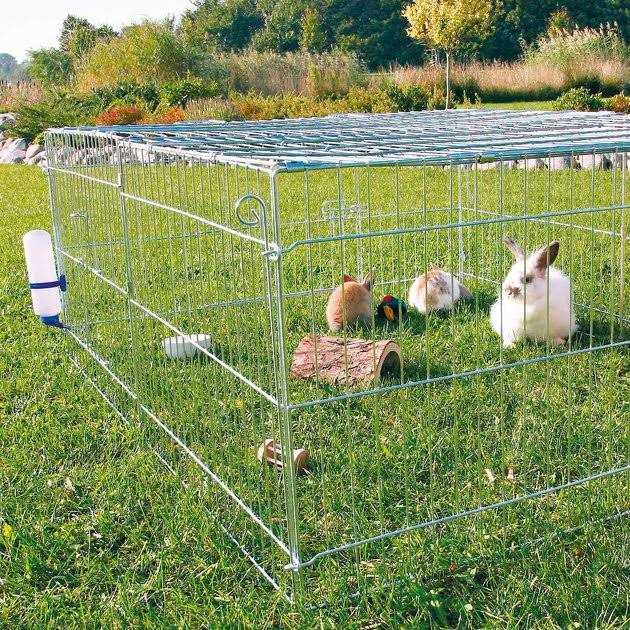 Alternative view of TRIXIE Natura Portable Outdoor Rabbit Cage