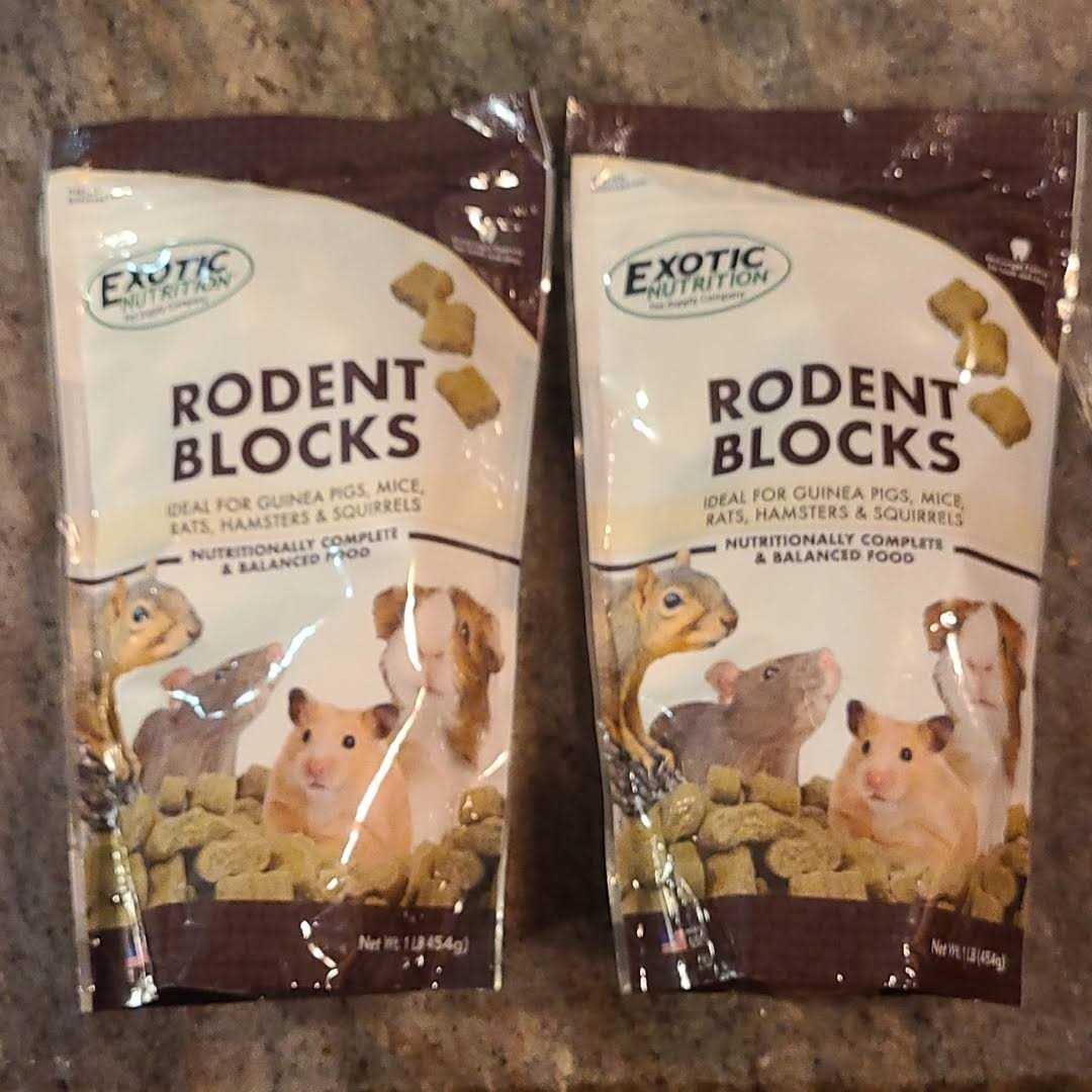 Alternative view of Exotic Nutrition Rodent Blocks Small Animal Food