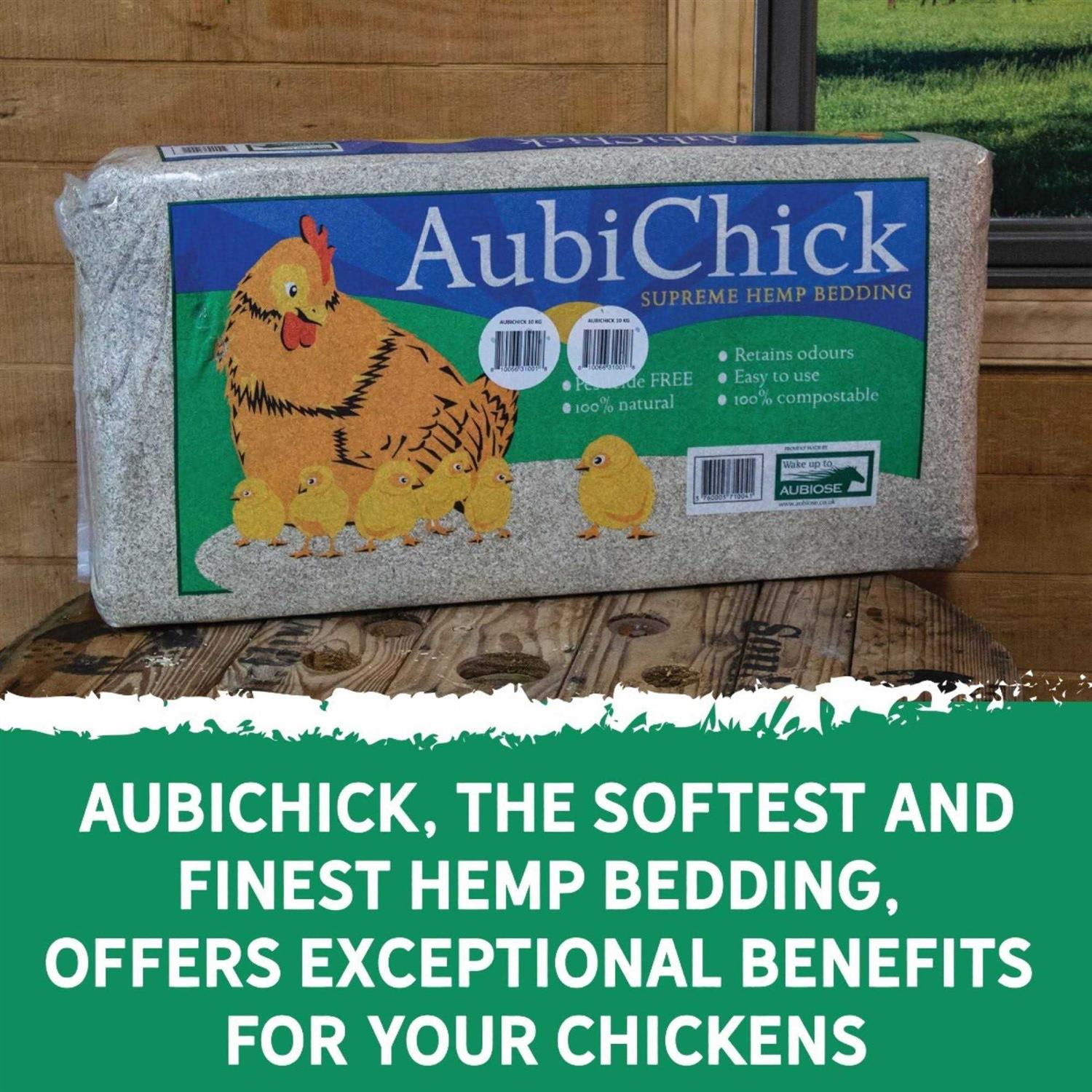 Alternative view of AubiChick Hemp Bedding