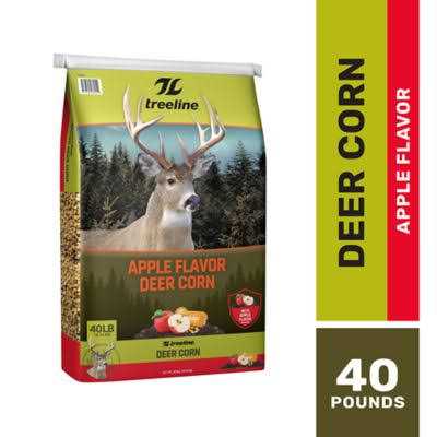 Alternative view of treeline Apple Flavor Deer Corn