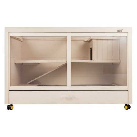 New Age Pet Eco-Concepts Park Avenue Small Animal Indoor Hutch, 39.4 L X 19.7 W X 23.6 H