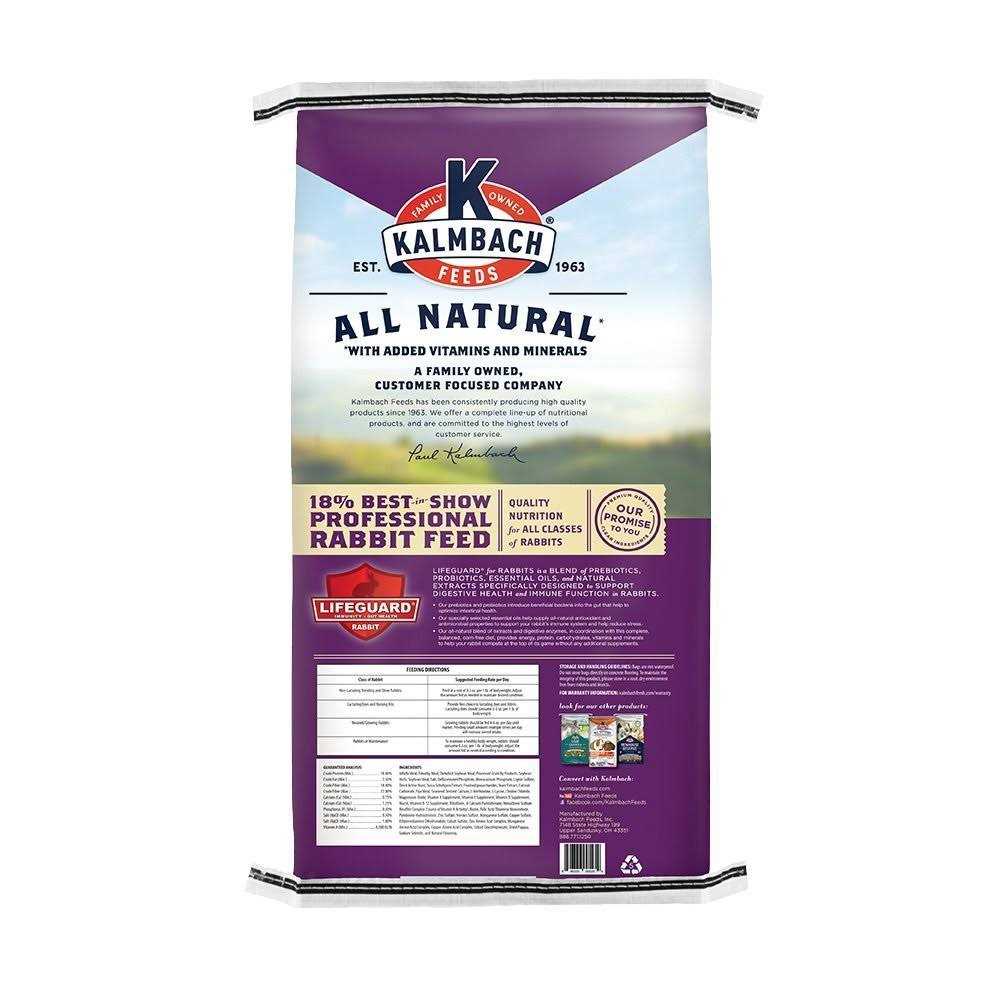 Alternative view of Kalmbach Feeds 50 lb 18% Best in Show Rabbit Feed
