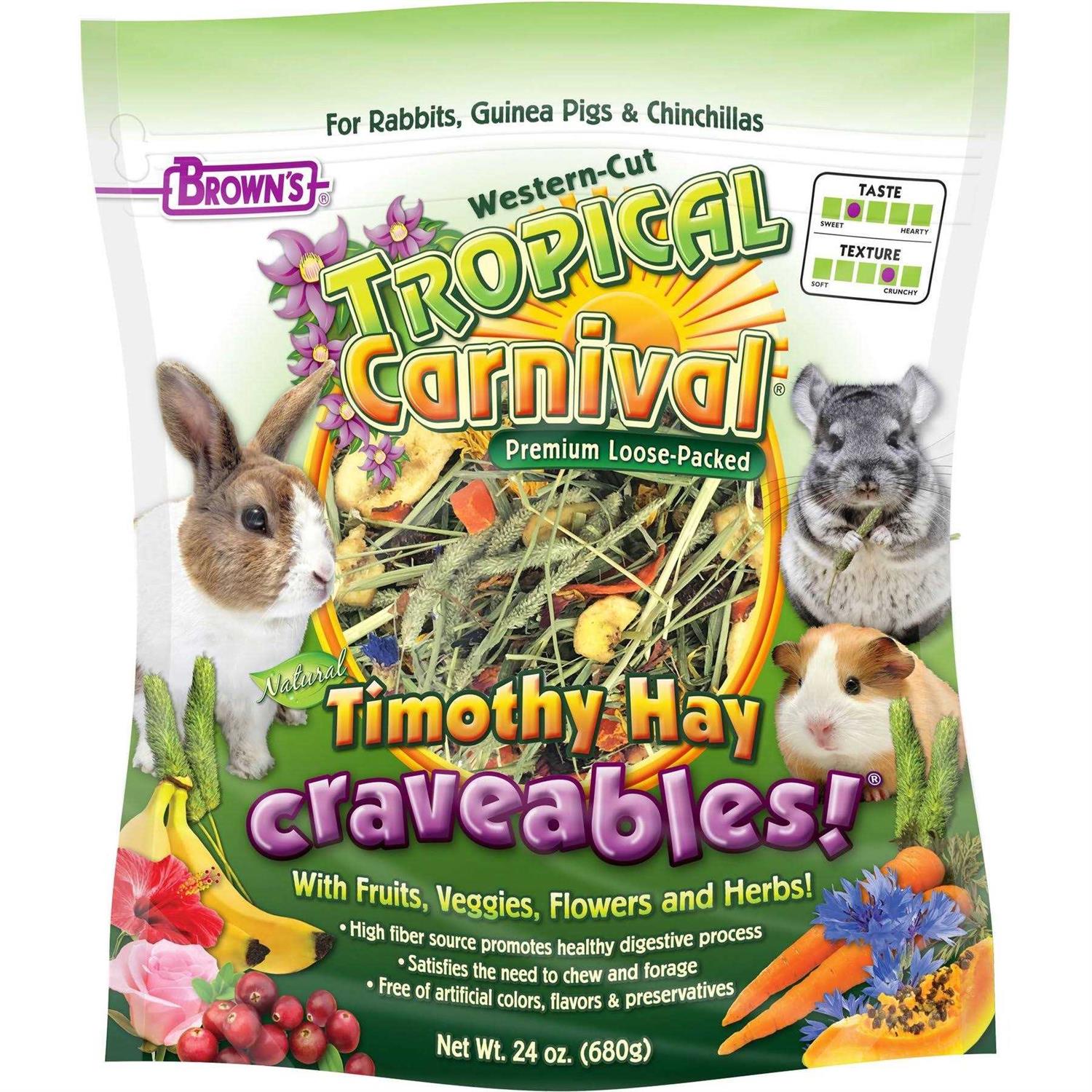 Brown's Tropical Carnival Timothy Hay Craveables