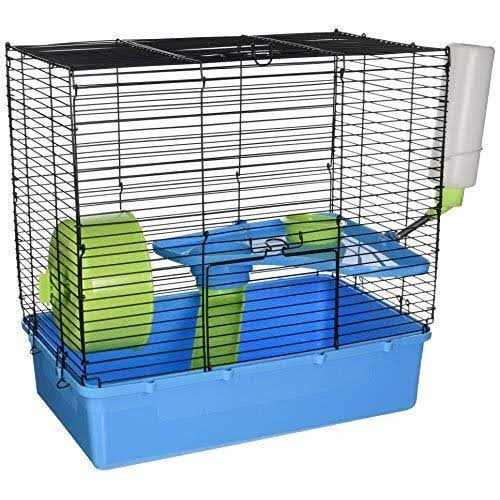 Alternative view of Ware Home Sweet Home Blue 2 Story Hamster Cage