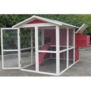 Alternative view of Innovation Pet Medium Red Vintage Coop 242675