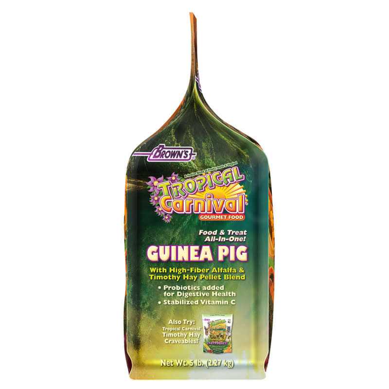 Alternative view of Brown's Tropical Carnival Gourmet Guinea Pig Food