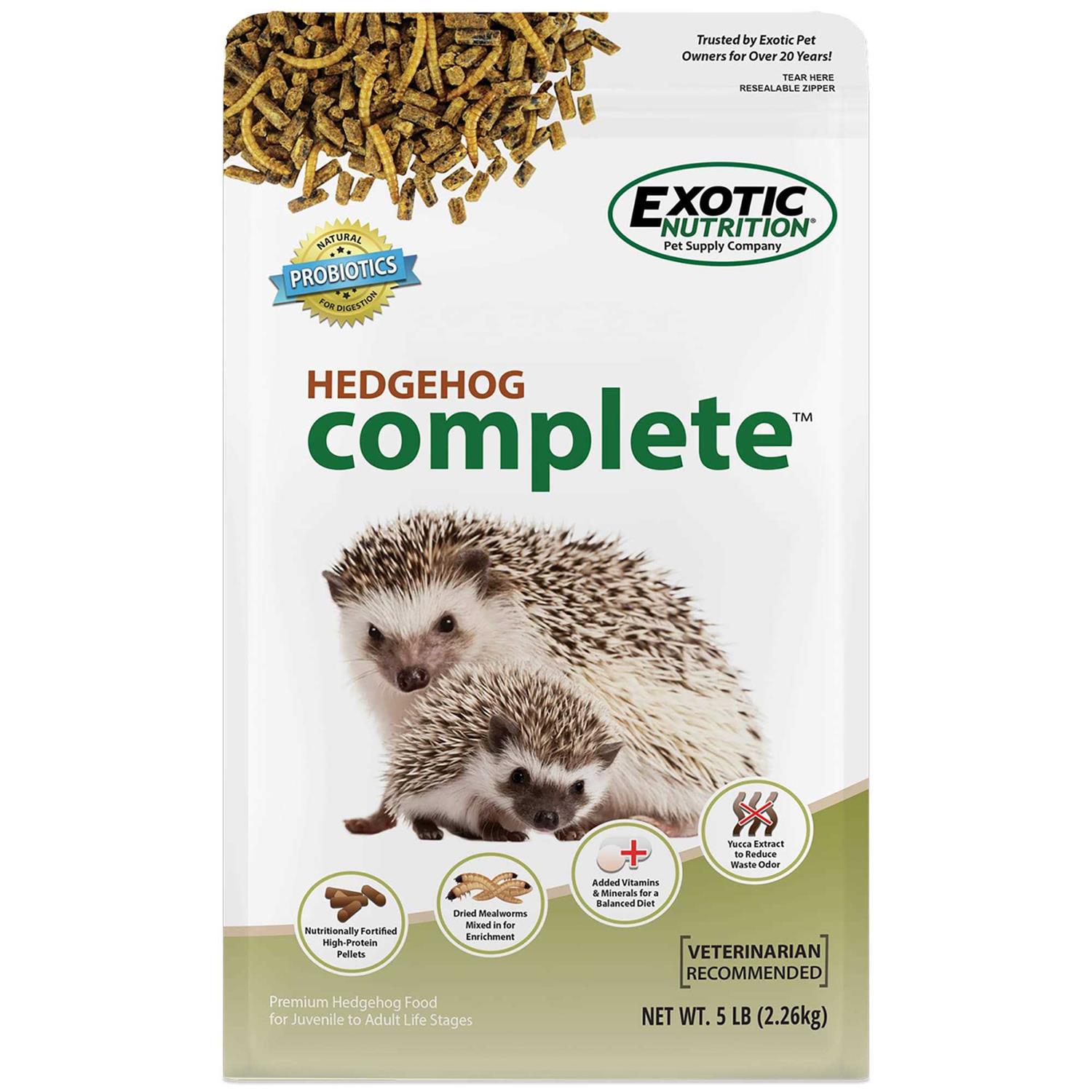 Alternative view of Exotic Nutrition Complete Hedgehog Food