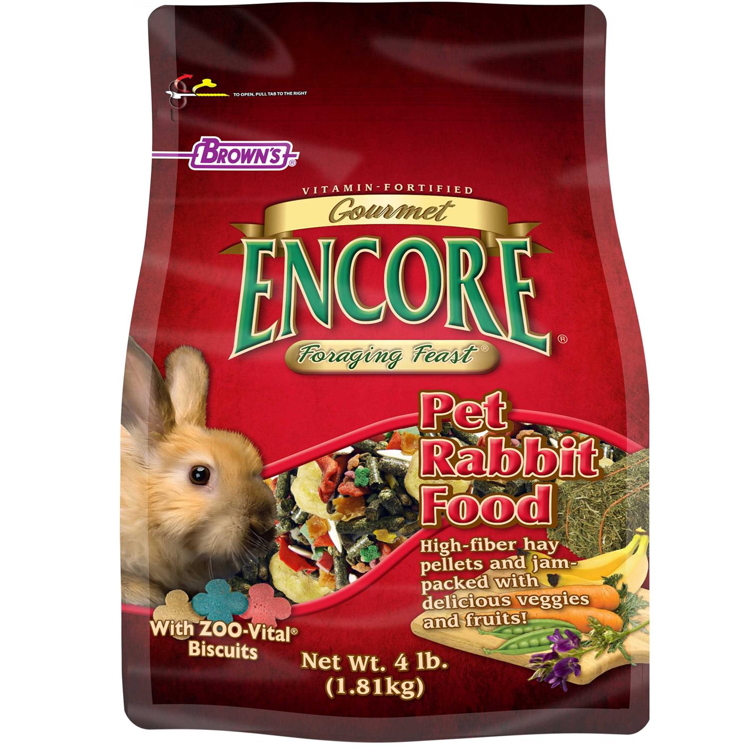 Brown's Encore Gourmet Foraging Feast Pet Rabbit Food