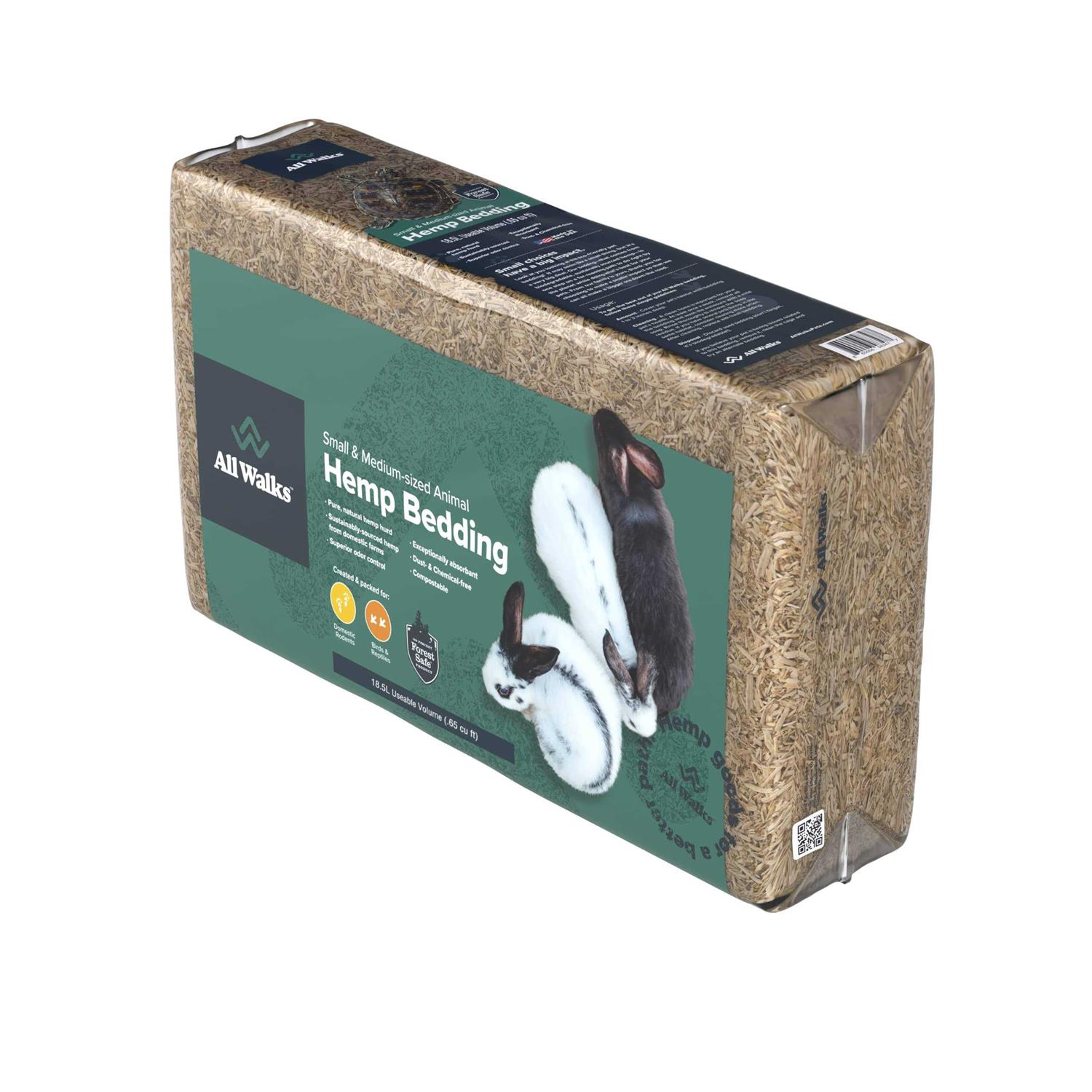 Alternative view of All Walks Hemp Bedding for Chicken Coops, Guinea Pigs, Hamsters, Rabbits, and Other Small Animals
