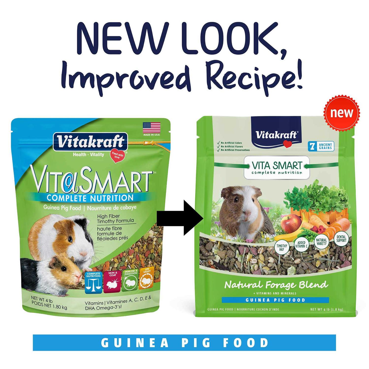 Alternative view of Vitakraft Vita Smart Blend Guinea Pig Food
