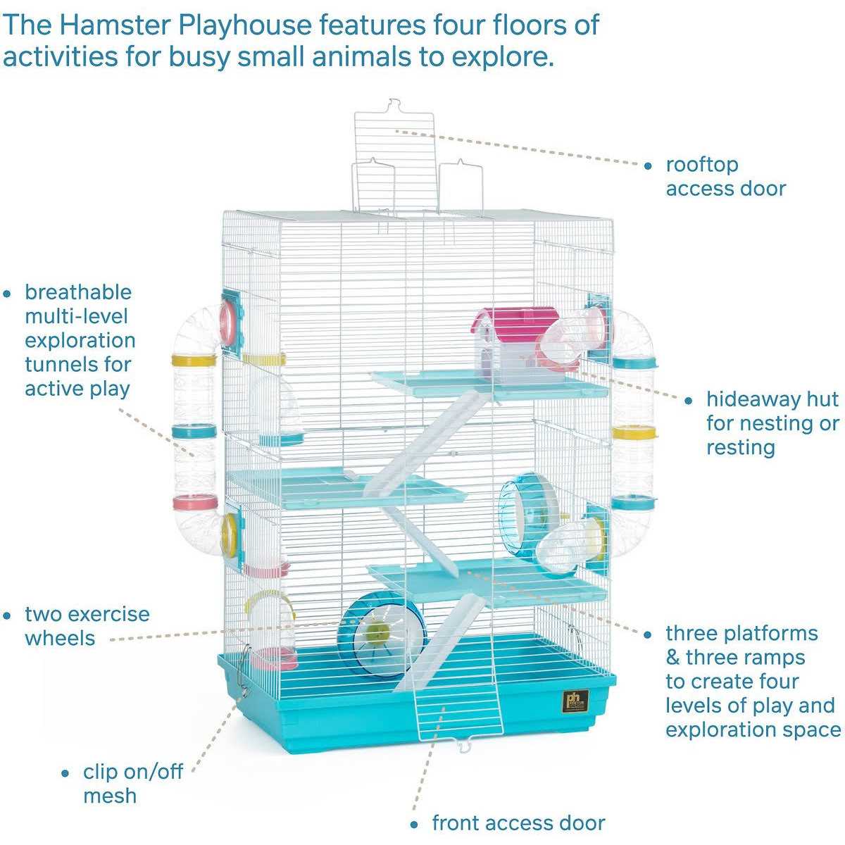 Alternative view of Prevue Pet Products Playhouse Small Pet Habitat