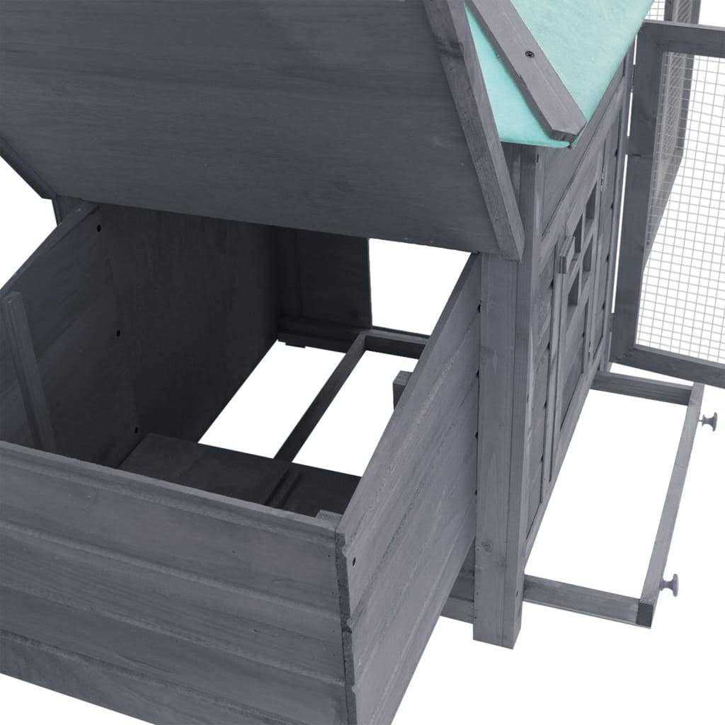 Alternative view of vidaXL Chicken Coop with Nest Box