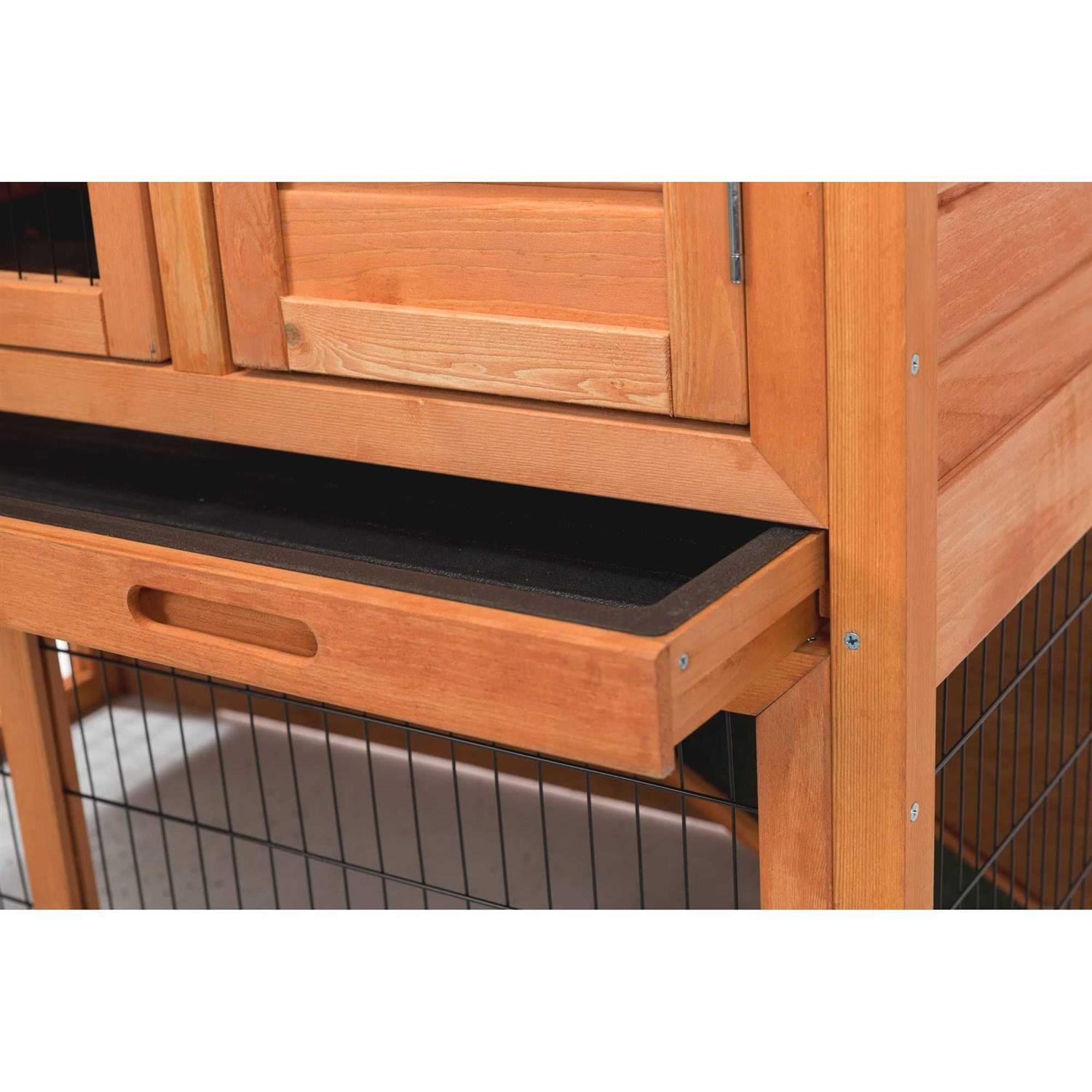 Alternative view of Trixie Rabbit Hutch with Sloped Roof