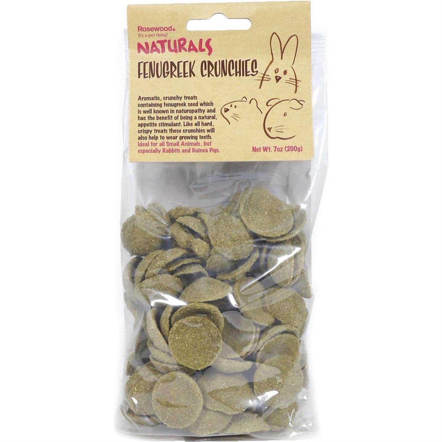 Rosewood Fenugreek Crunchies Small Animal Food