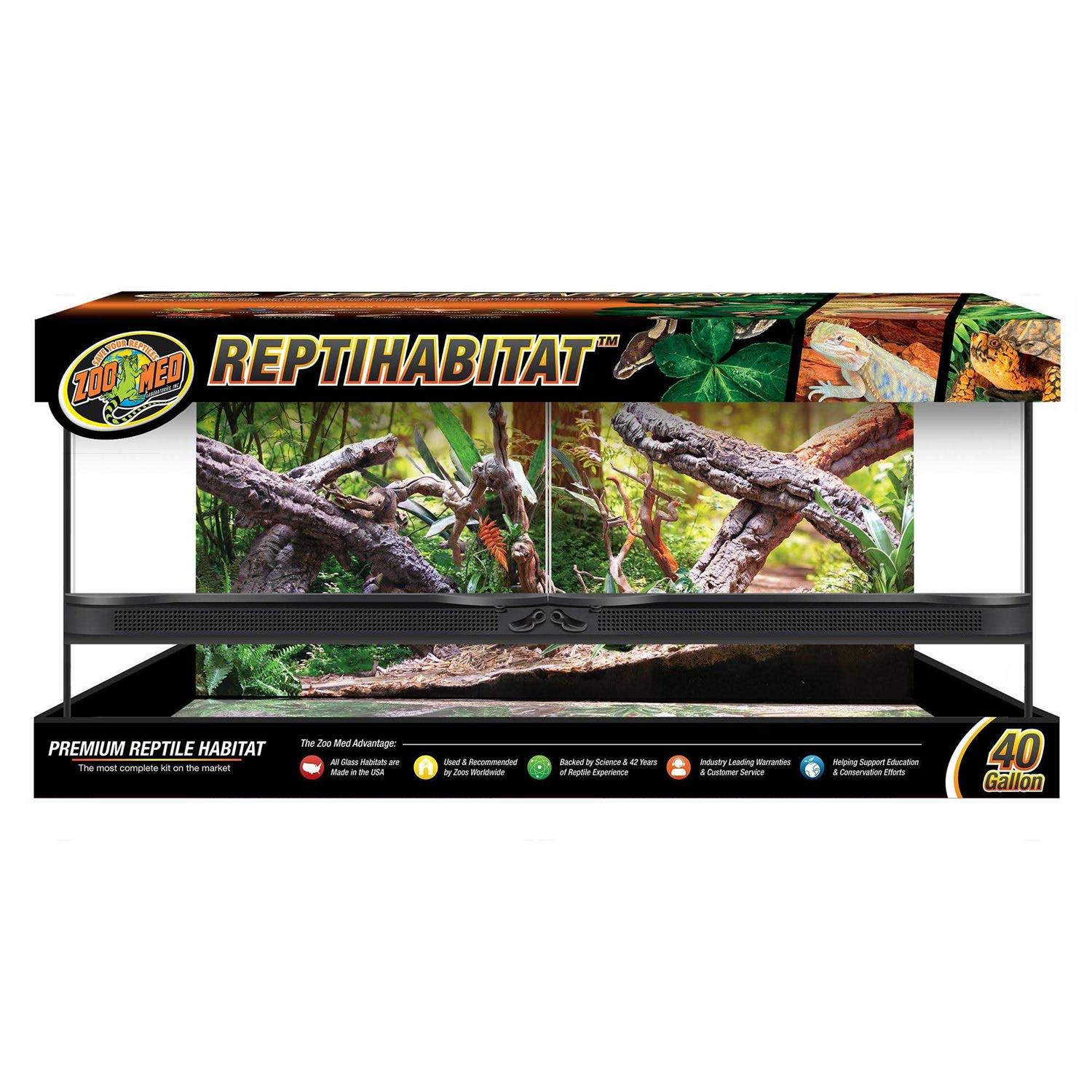 Zoo Med Naturalistic Terrarium Double Door 40 Gallon