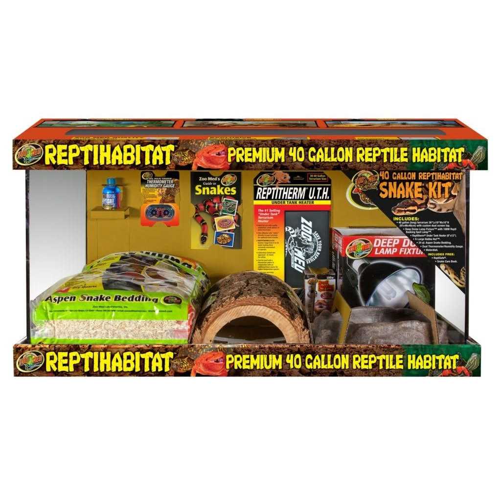 Alternative view of Zoo Med ReptiHabitat Snake Kit