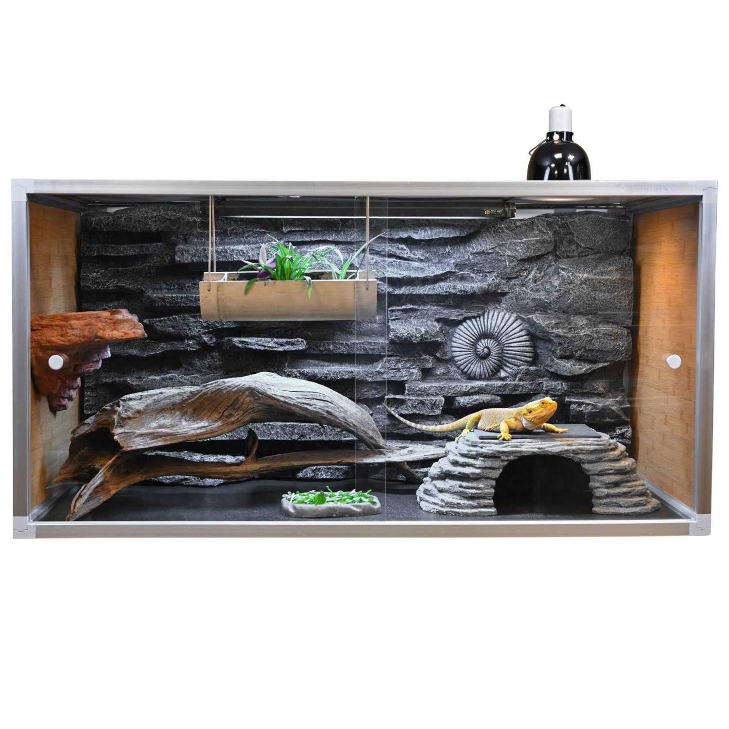 Alternative view of Zen Habitats 4'x2'x2' Original Wood Bearded Dragon Enclosure