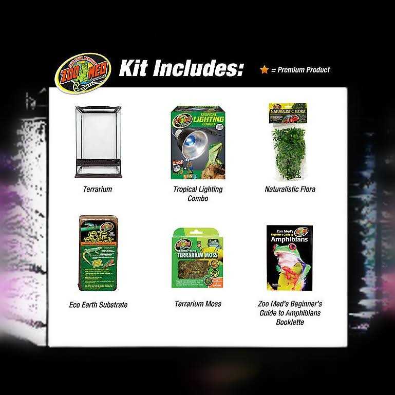 Alternative view of Zoo Med Naturalistic Terrarium Tropical Kit